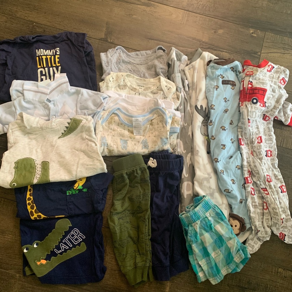 Bundle of baby clothes size 6 months